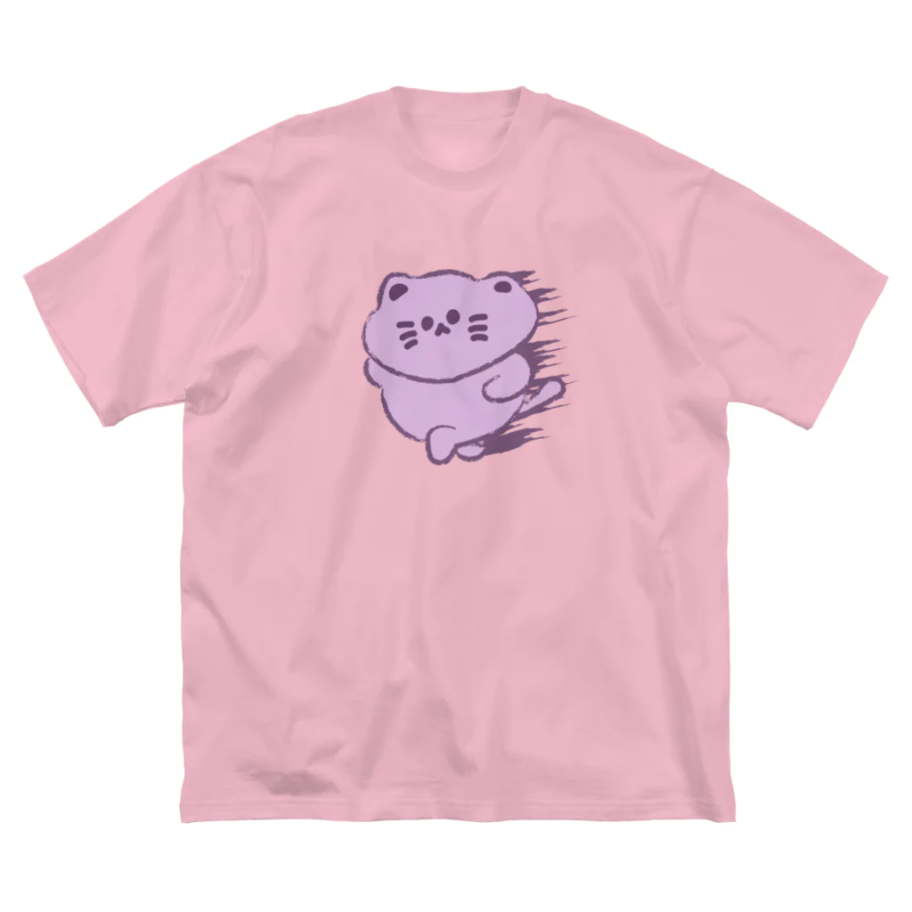 chiffonsanの爆速にゃんこ ビッグシルエットTシャツ