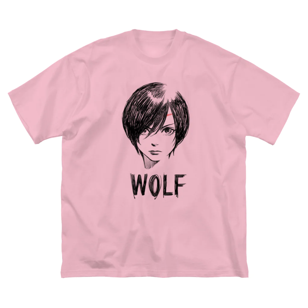 新波 歩/ARSWALKERのWOLF ビッグシルエットTシャツ