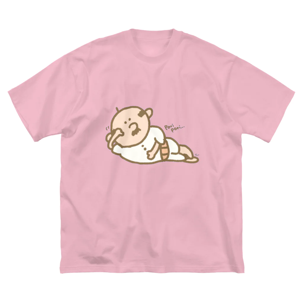 👓ぷんちん📷@LINEスタンプや絵文字販売中🐷のゴロゴロおじさん ビッグシルエットTシャツ