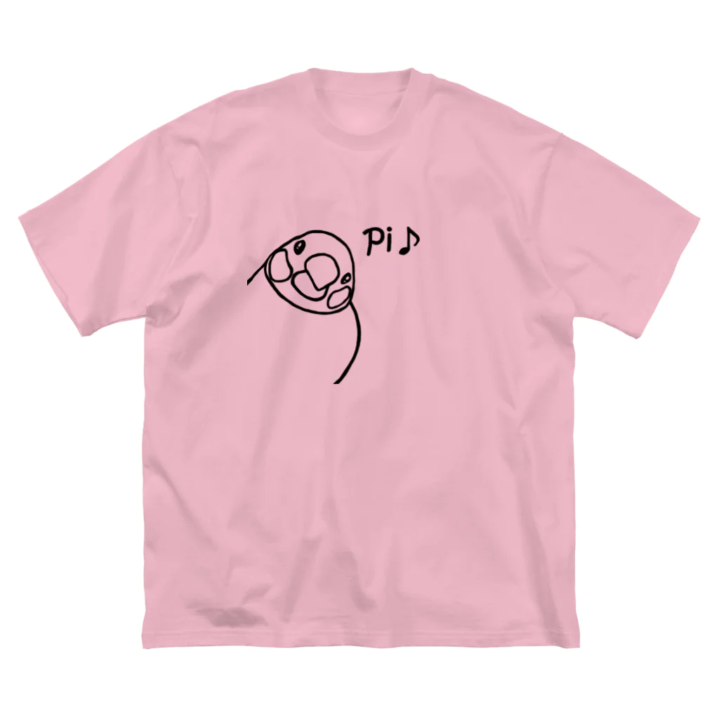 PiZakkuのPi おはようの挨拶 ビッグシルエットTシャツ