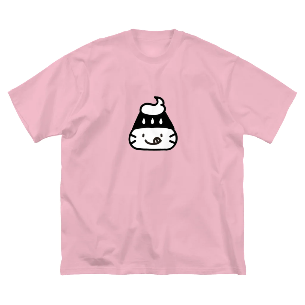 magao-nekoのひゃくめんそうの苺ぼうや ビッグシルエットTシャツ