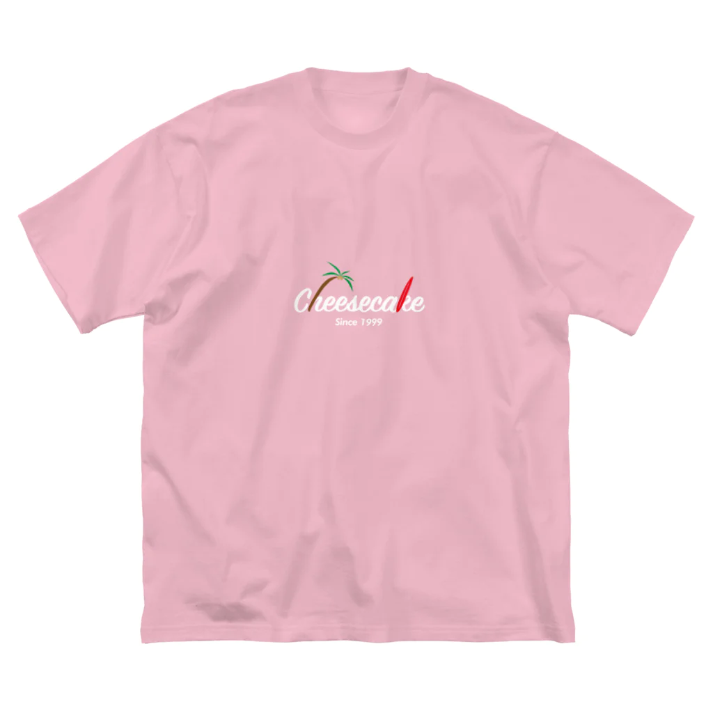 cheesecakeのcheesecake_white_logo ビッグシルエットTシャツ