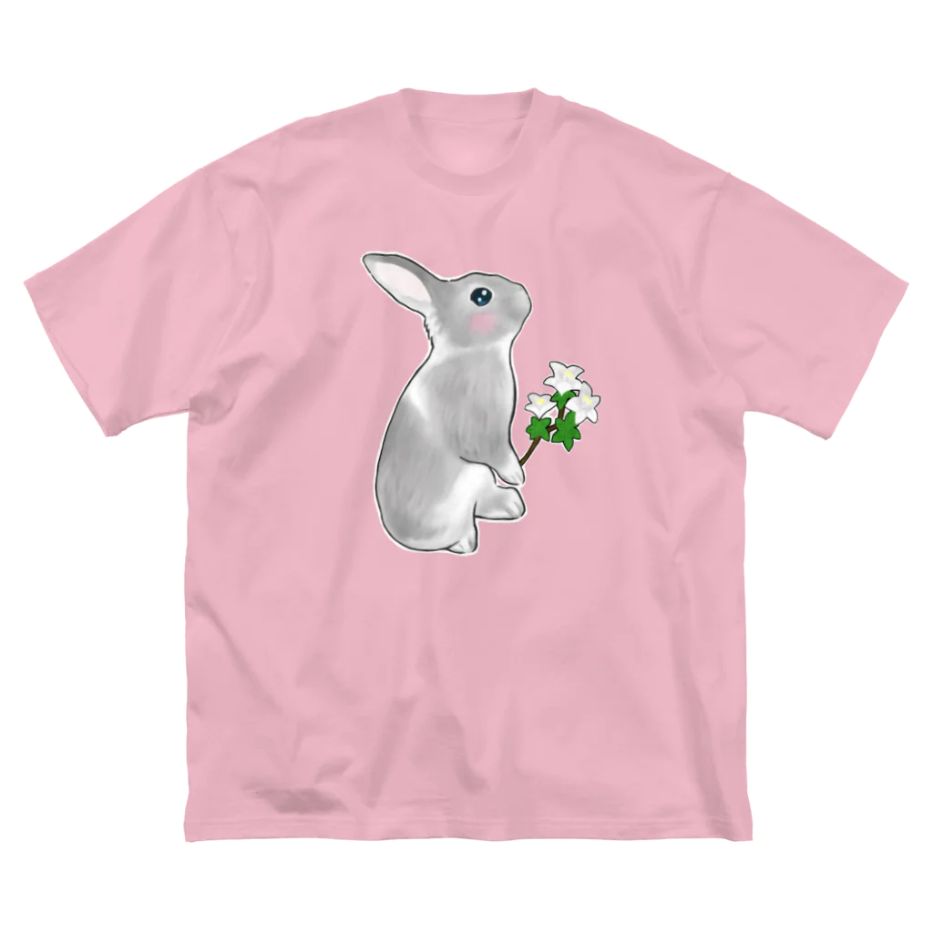Mock’n Rollのうさぎのモックその3 純白の花を君に Big T-Shirt
