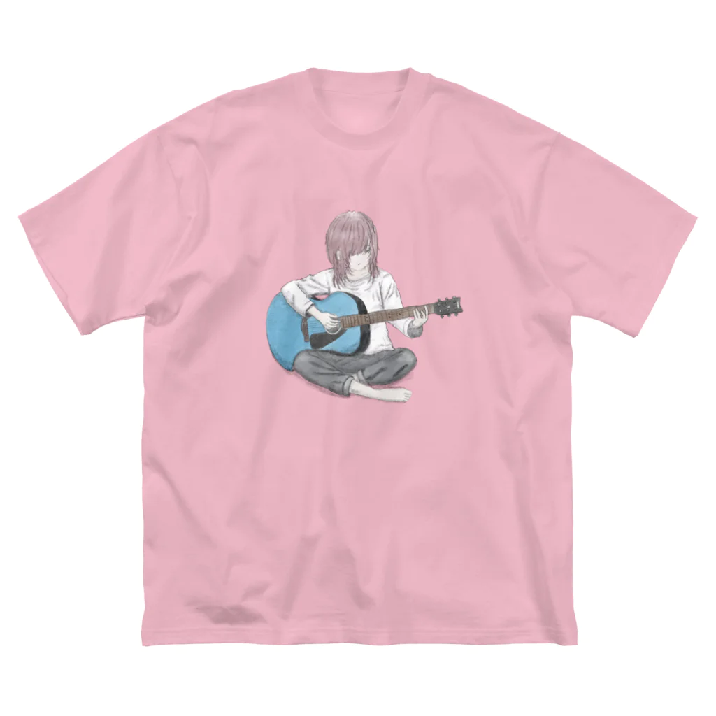 みみちゃんのみみちゃん 弾き語り ビッグシルエットTシャツ