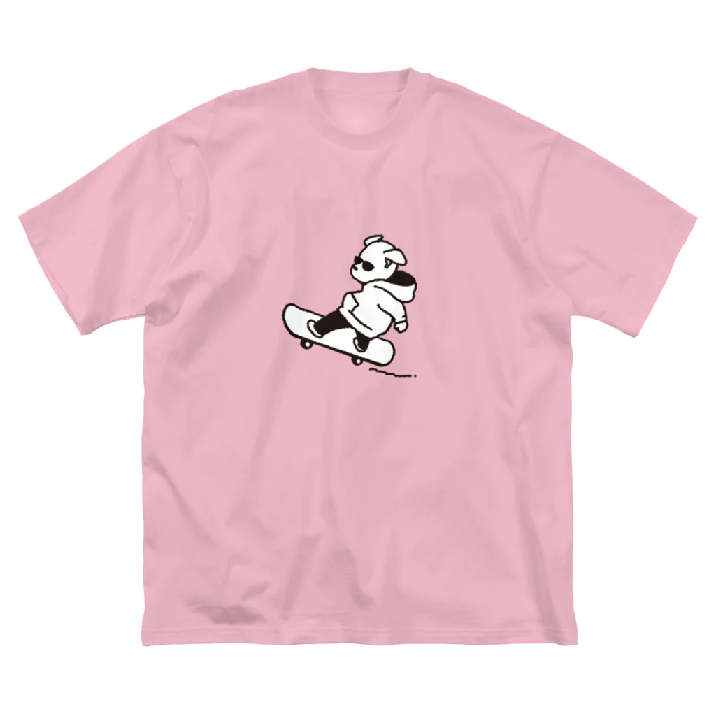 Sato Manakaのスケボー犬 ビッグシルエットTシャツ