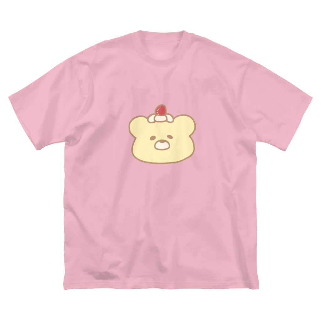 たまこまーけっとのショートケーキくま ビッグシルエットTシャツ