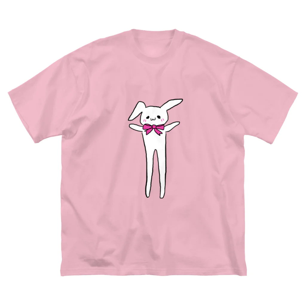 ちゃんななのショップの美脚うさぎ ビッグシルエットTシャツ