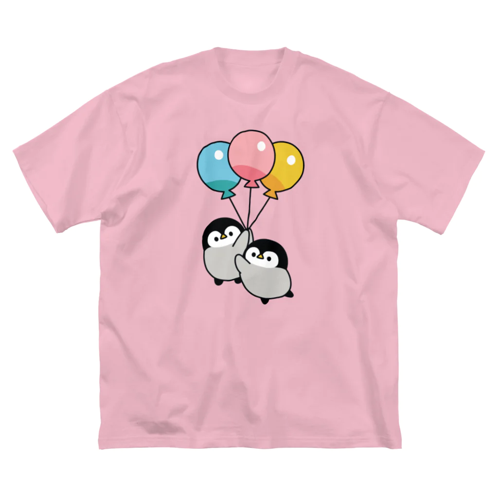 DECORの心くばりペンギン　風船ver. ビッグシルエットTシャツ