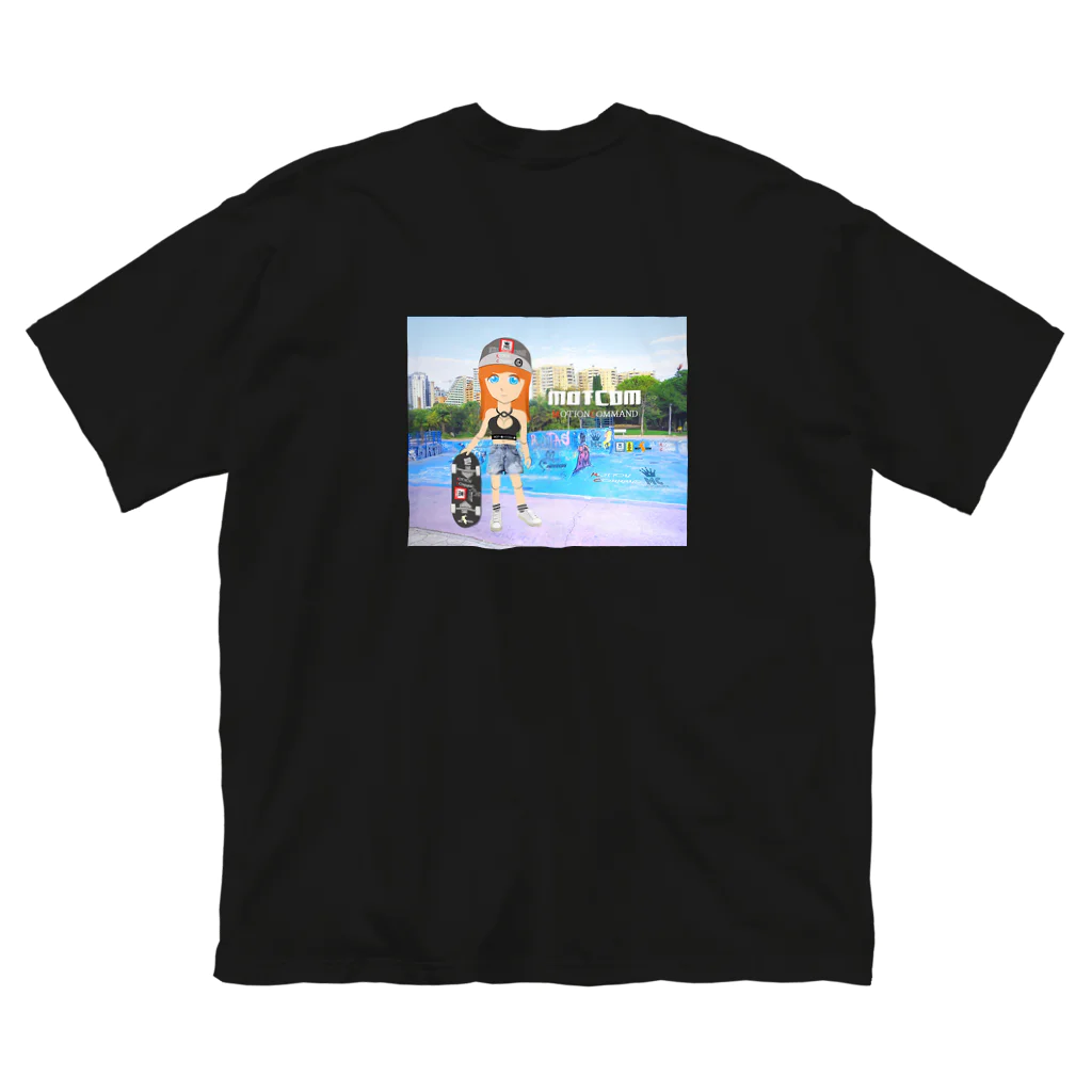 MOTCOM Winkel+の「スケボー女子」Skateboard girls ビッグシルエットTシャツ