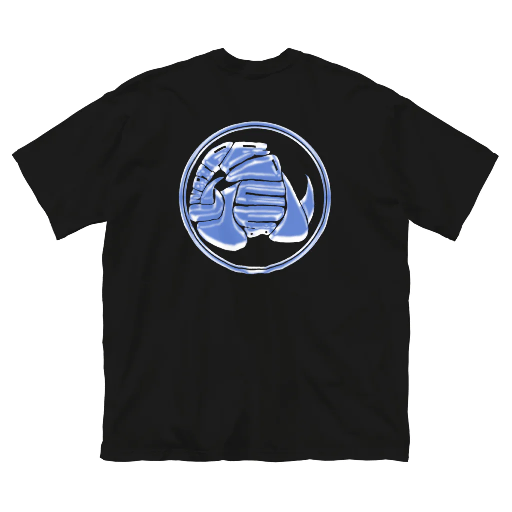 scorpion★のscorpion★両面 BLUE ビッグシルエットTシャツ