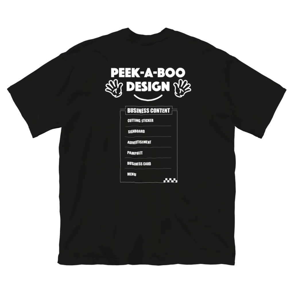 PEEK-A-BOO_DESIGNのいないいないばぁ Big T-Shirt