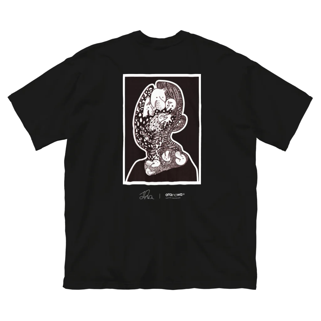 oranowa_officialのShion : " 家族 " ビッグシルエットTシャツ