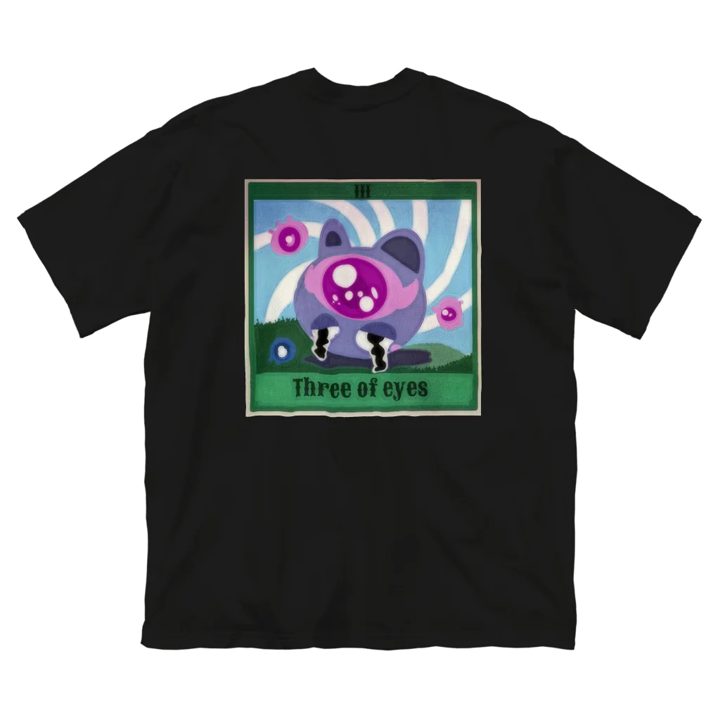 DJのおみせのthree of eyes ビッグシルエットTシャツ