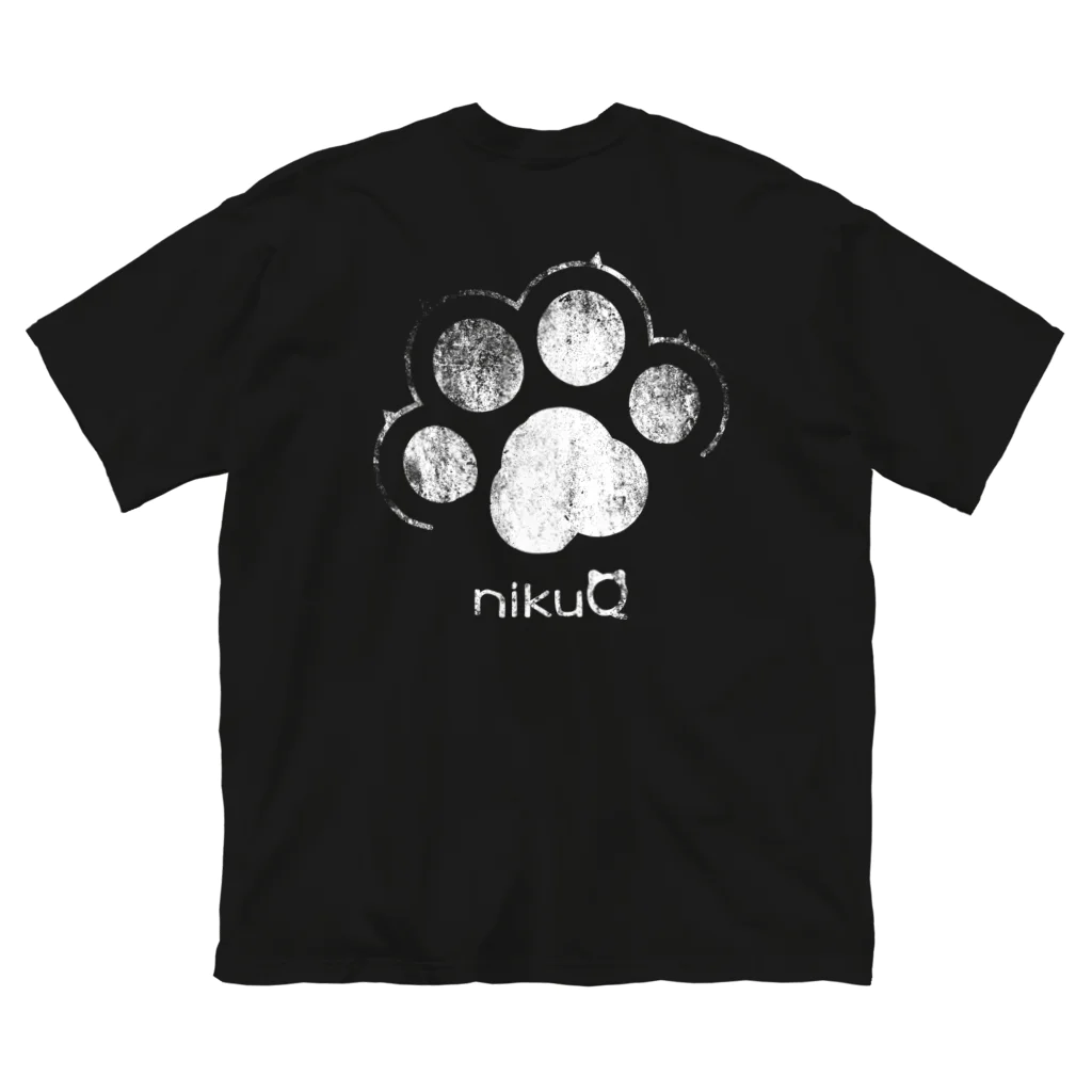 WebArtsの肉球をモチーフにしたオリジナルブランド「nikuQ」（猫タイプ）です ビッグシルエットTシャツ