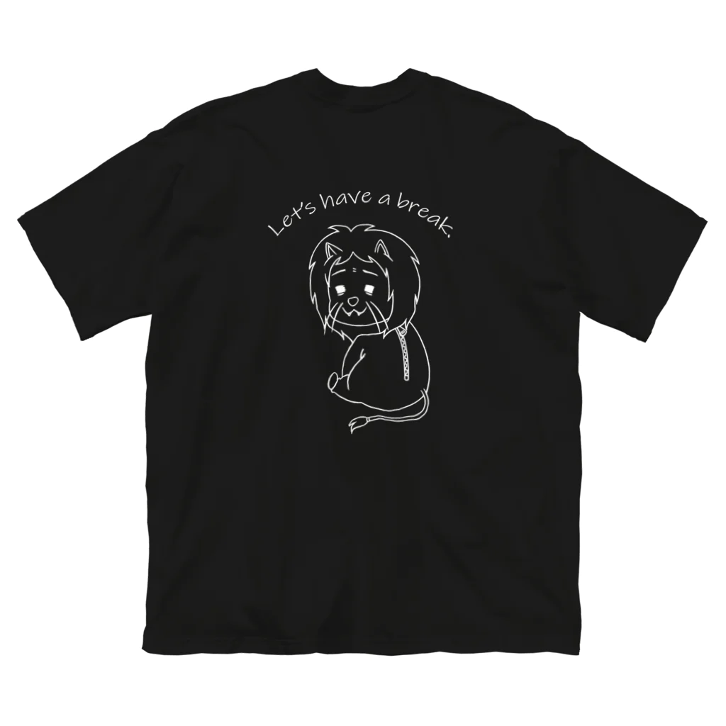 ch!ck-ch!ckのちょこんと座りすずきさん ビッグシルエットTシャツ