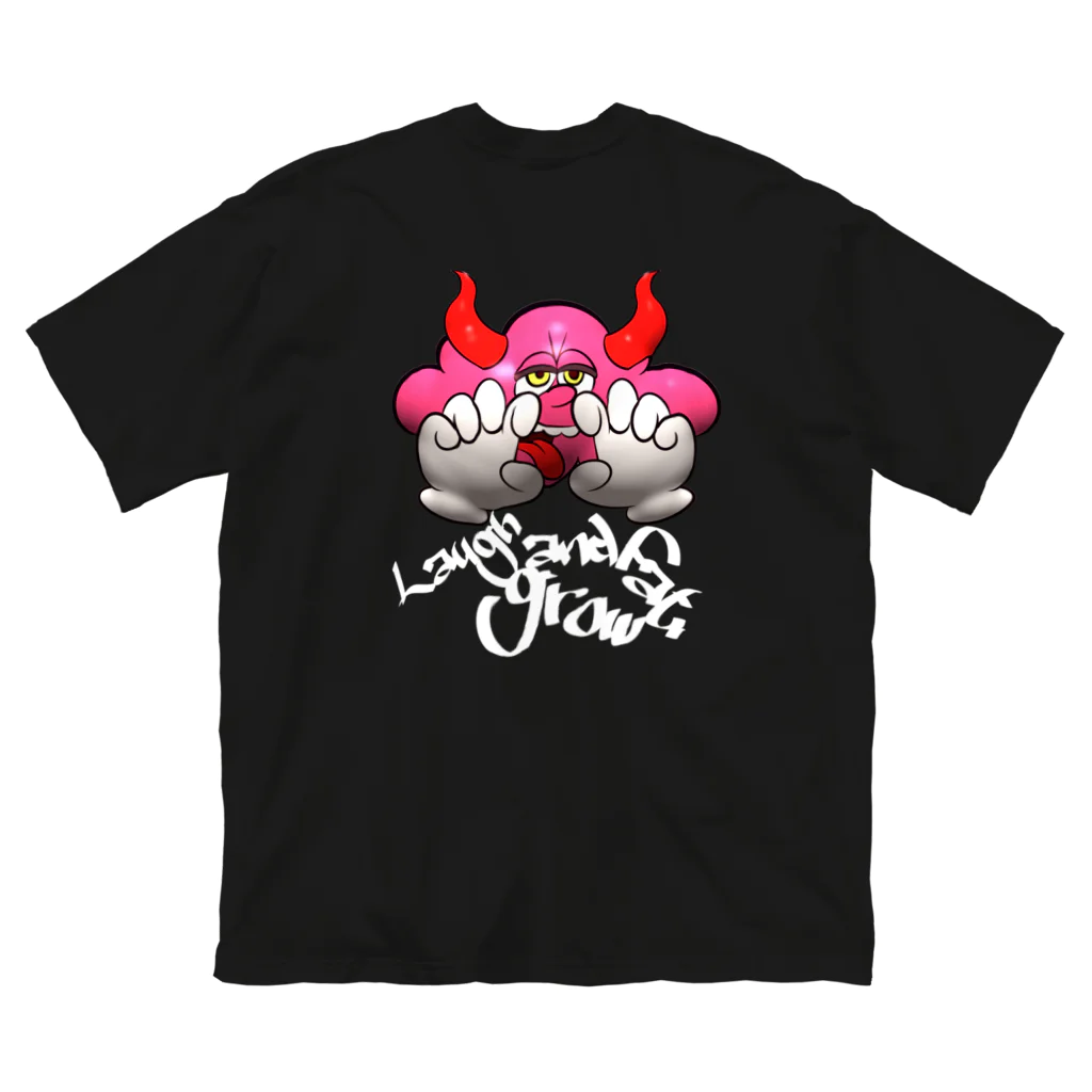 赤鬼Styleのガオ雲 白 Big T-Shirt