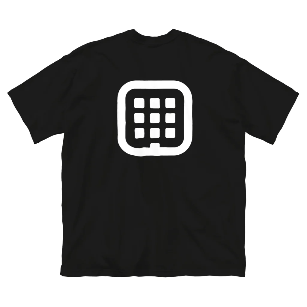 アプリファクトリーはるniのグッズ工房のはるniアイコン（白）【両面印刷】 ビッグシルエットTシャツ