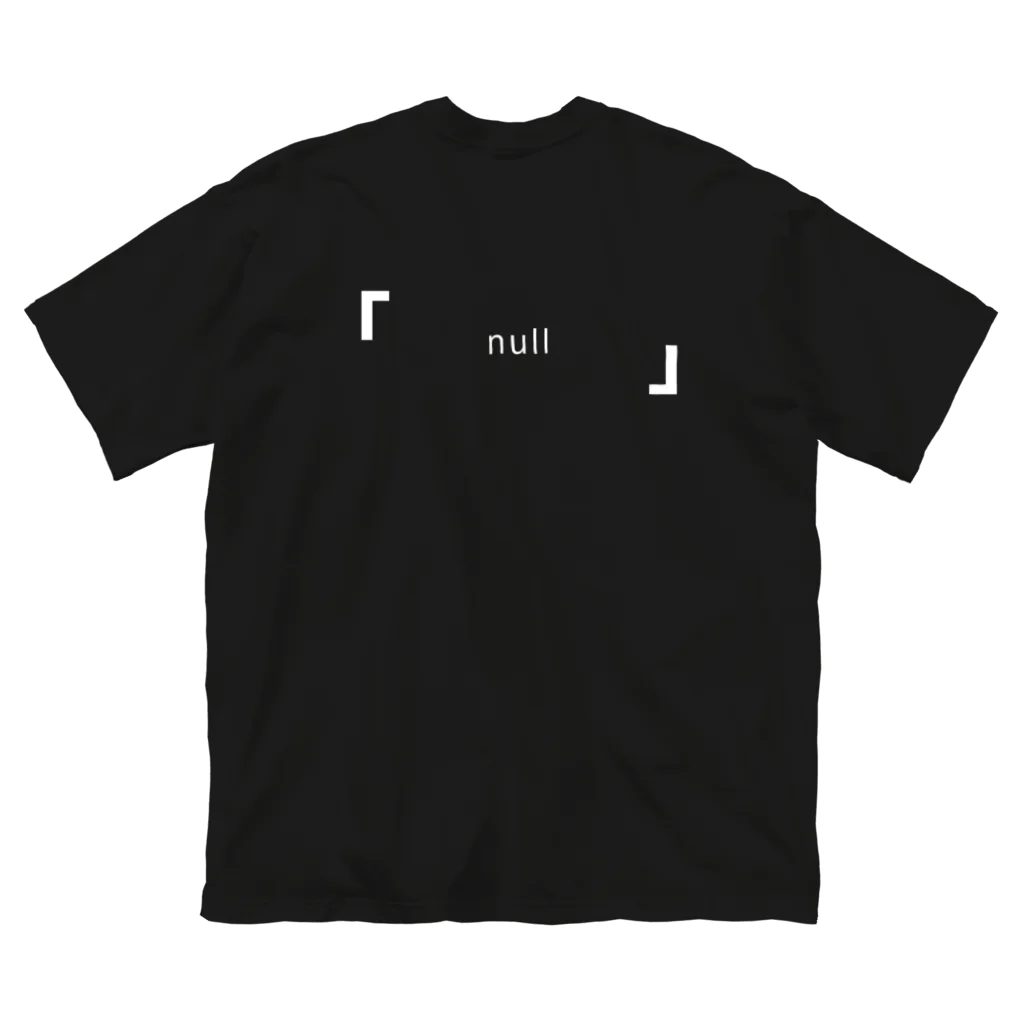 「   null   」の「   anti "shinzou"   」 ビッグシルエットTシャツ