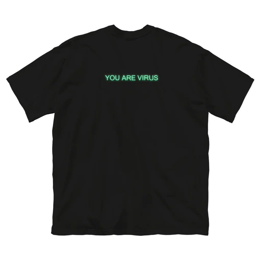 SFX_PistolsのI AM AWARE - YOU ARE VIRUS ビッグシルエットTシャツ