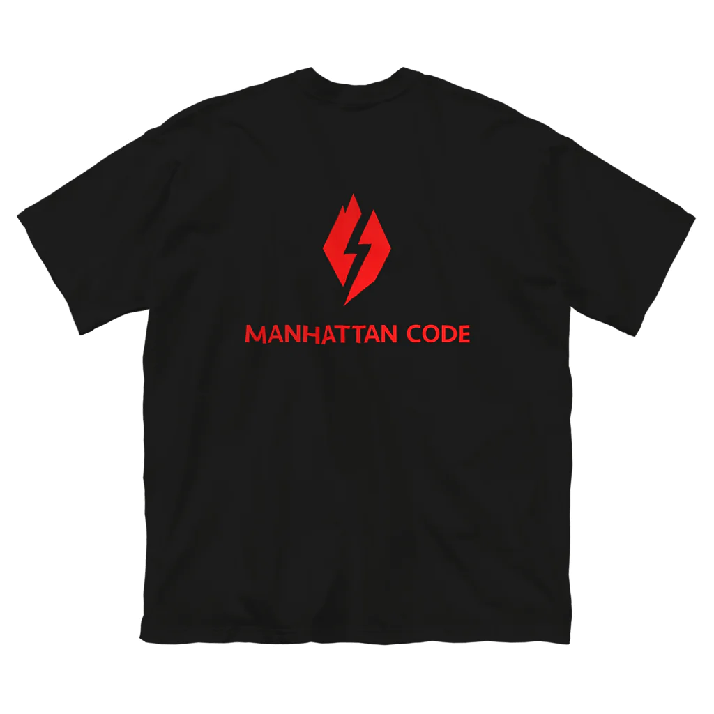 Manhattan Code inc.のMHT_LOGO - GRAD_R Big T-Shirt