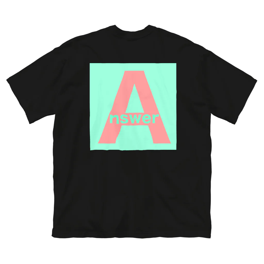 ？＆answerのanswer  Tシャツ ビッグシルエットTシャツ