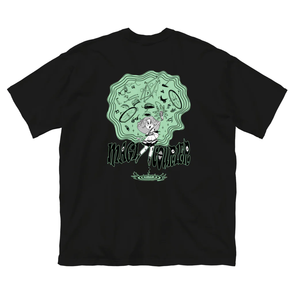 nidan-illustrationの“MAGI COURIER” green #2 ビッグシルエットTシャツ