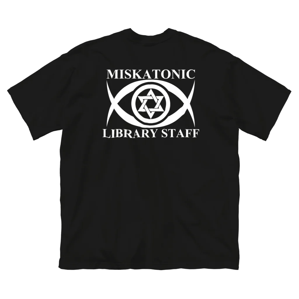 AURA_HYSTERICAのMISKATONIC LIBRARY STAFF Big T-Shirt