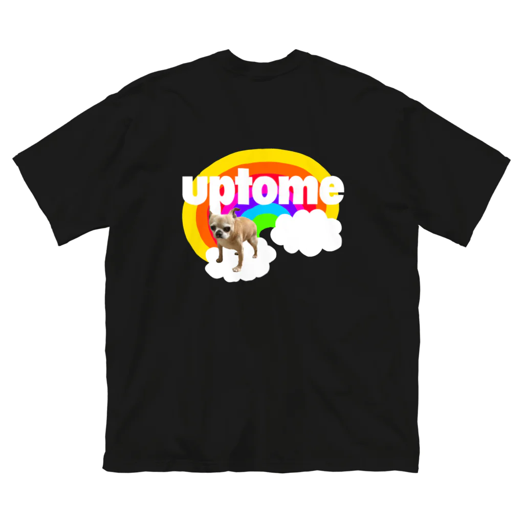 up to meのPONTA×UPTOME BigT2（WhiteLogo） ビッグシルエットTシャツ