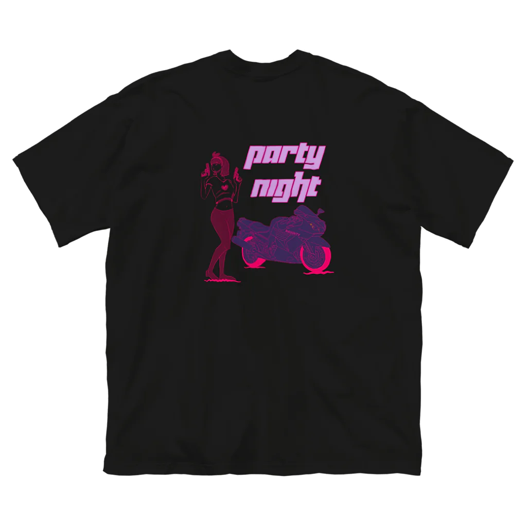 NaughtyのParty night Big T-Shirt