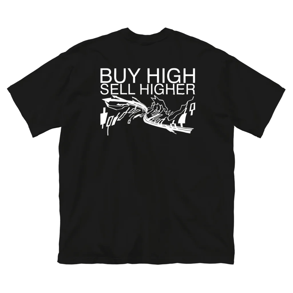 AURA_HYSTERICAのBuy high, sell higher ビッグシルエットTシャツ