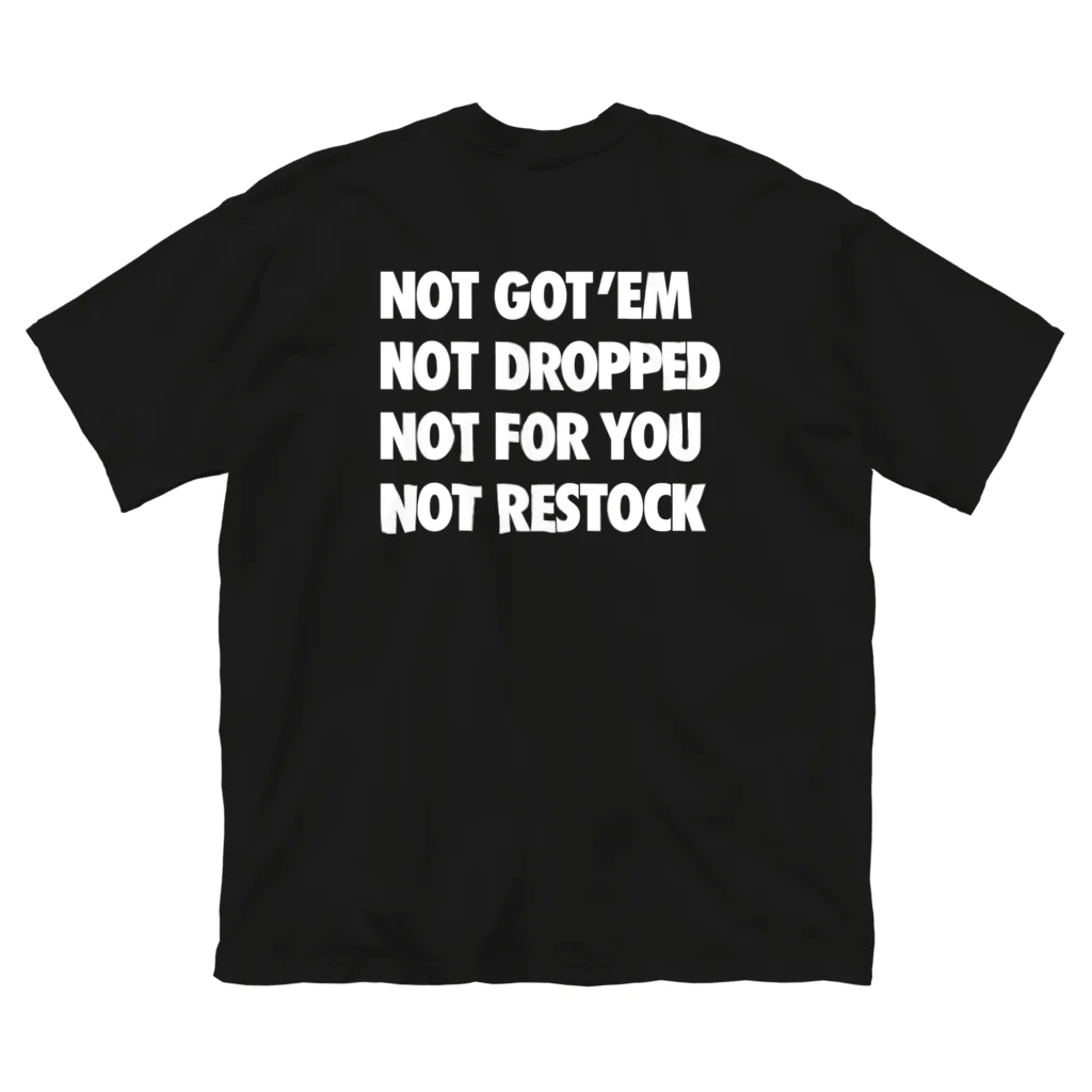 NO SNEAKERS SHOPのFUCKSNKRS [+バックプリント] ビッグシルエットTシャツ