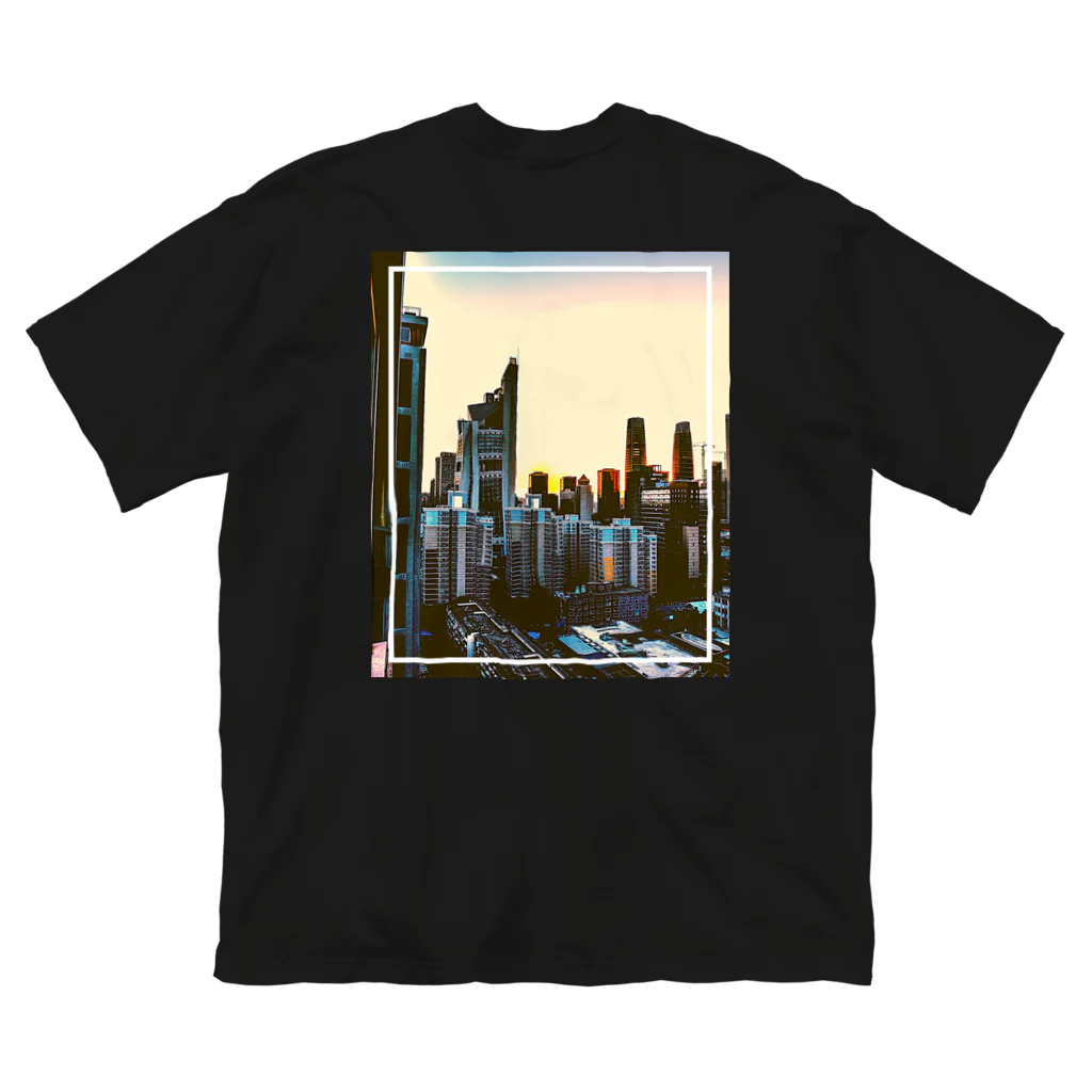 cleyconsのcity-world ビッグシルエットTシャツ