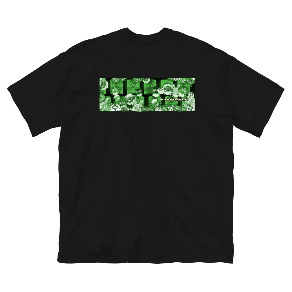 ANIMAGA_キャラショップの ANIMAGA （グリーン配置） Big T-Shirt