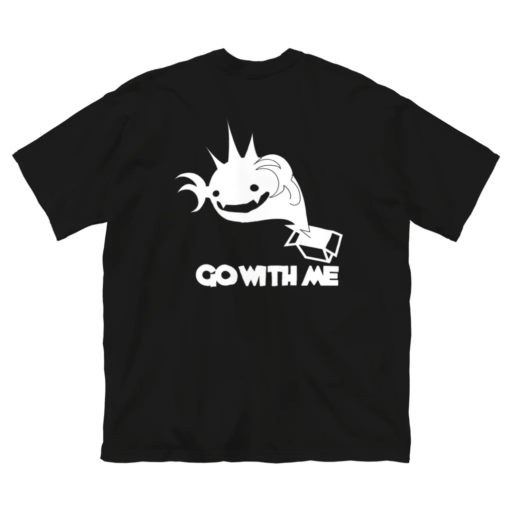 GO WITH ME RECORDSのGWMR Wプリント ビッグシルエットTシャツ ビッグシルエットTシャツ