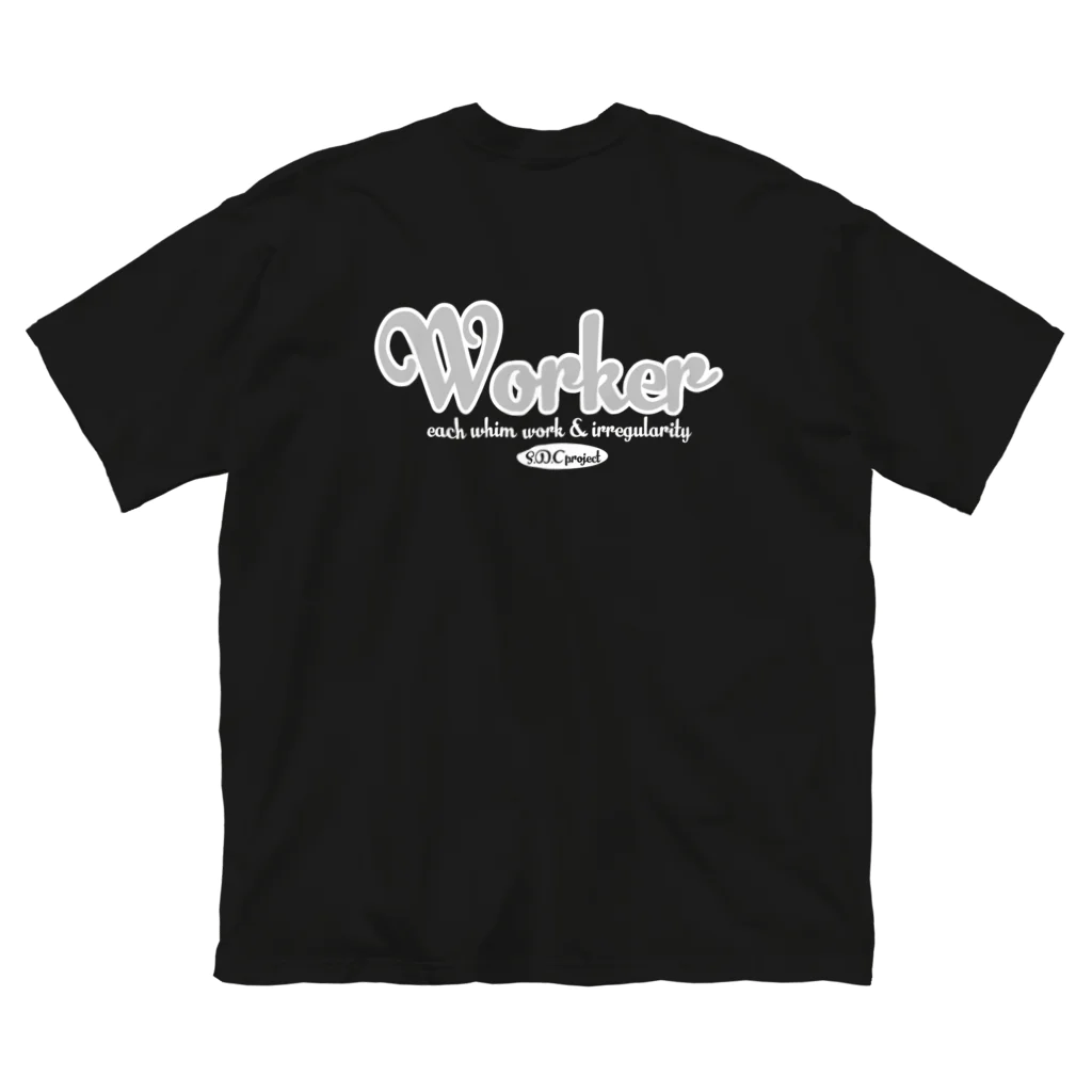 SDC apparelのWorker  T 黒ver. ビッグシルエットTシャツ