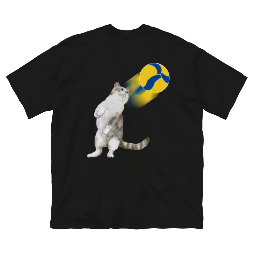 猫とやっし～ぃのアレコレのニャイスカットねこたん ビッグシルエットTシャツ