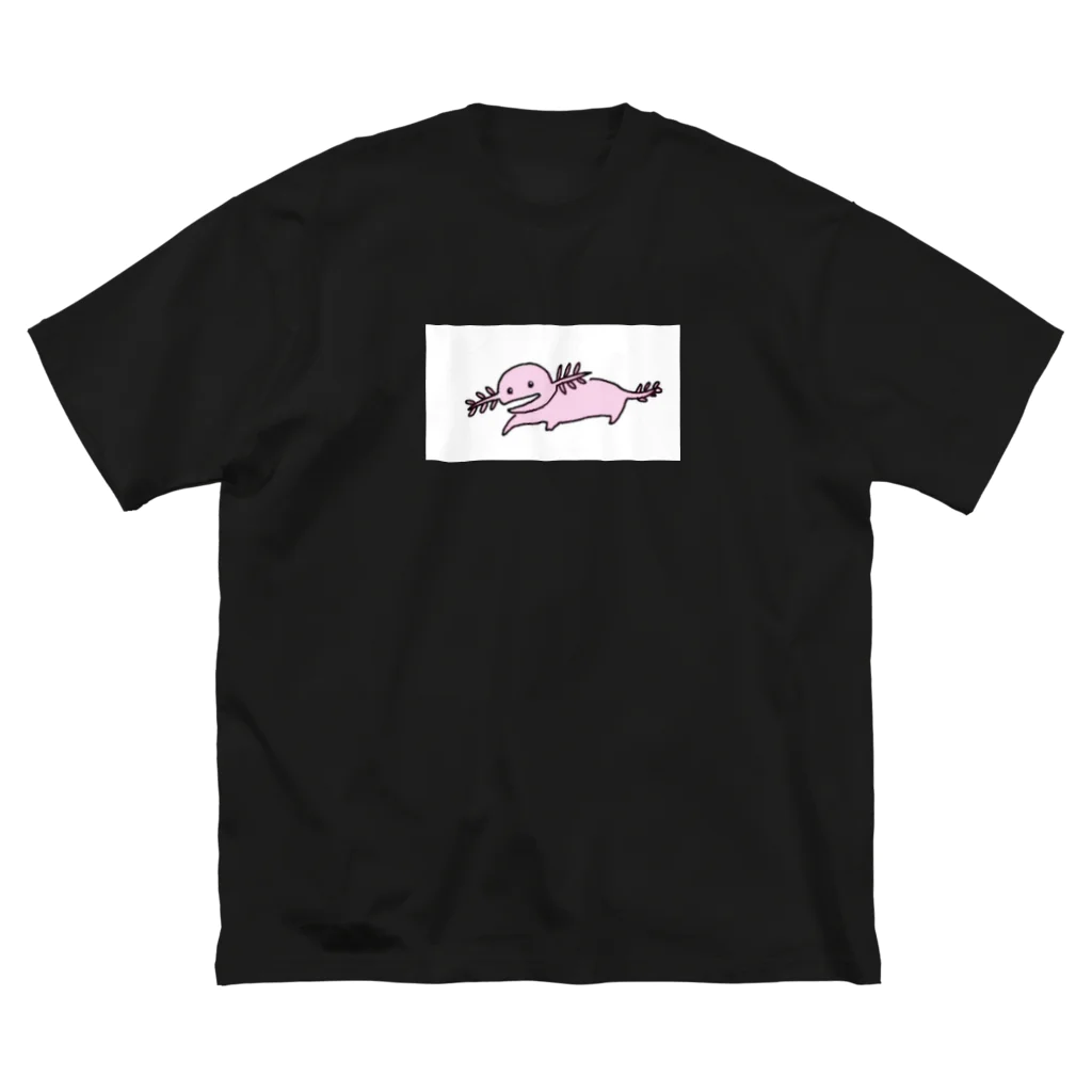 SHACHIのウーパールーパー3 ビッグシルエットTシャツ