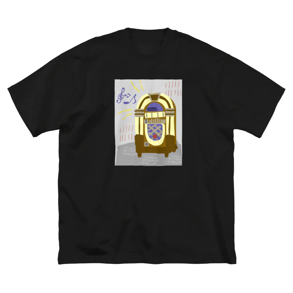 sandy-mのダンスホールのレトロなジュークボックス Big T-Shirt