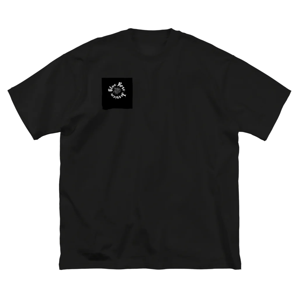 BLUEROSEのオーバーTシャツ【BLACK】 ビッグシルエットTシャツ