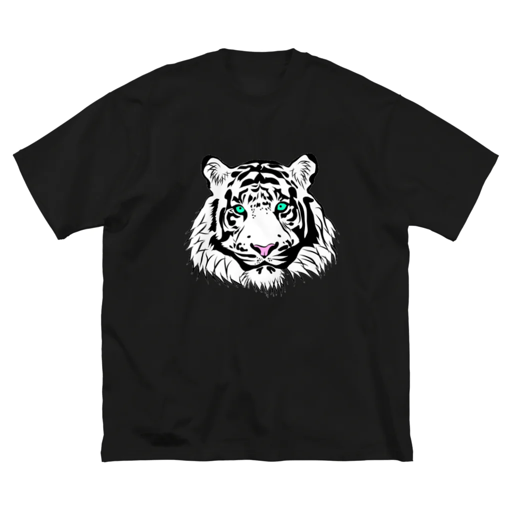 KaNaN〜パンダのホワイトタイガー ビッグシルエットTシャツ