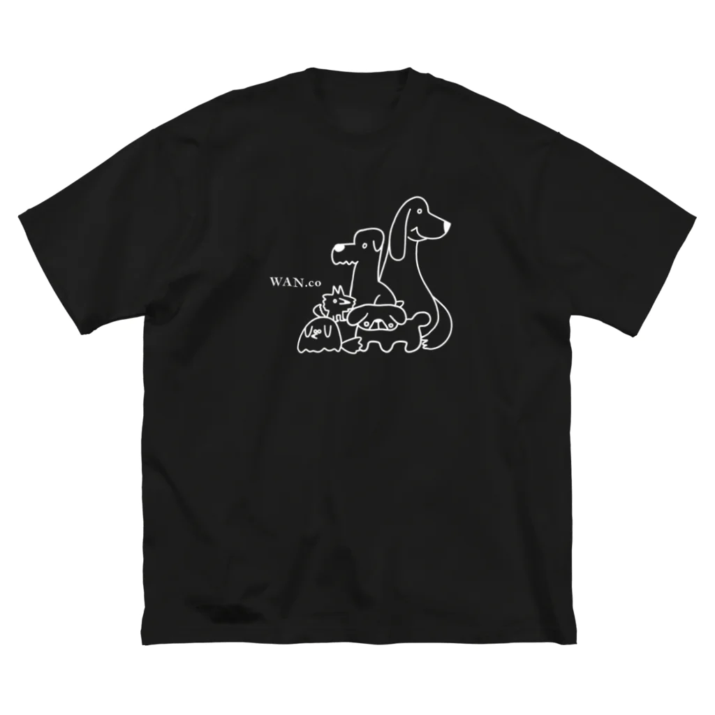 TOMOS-dogのWAN .co Big T-Shirt