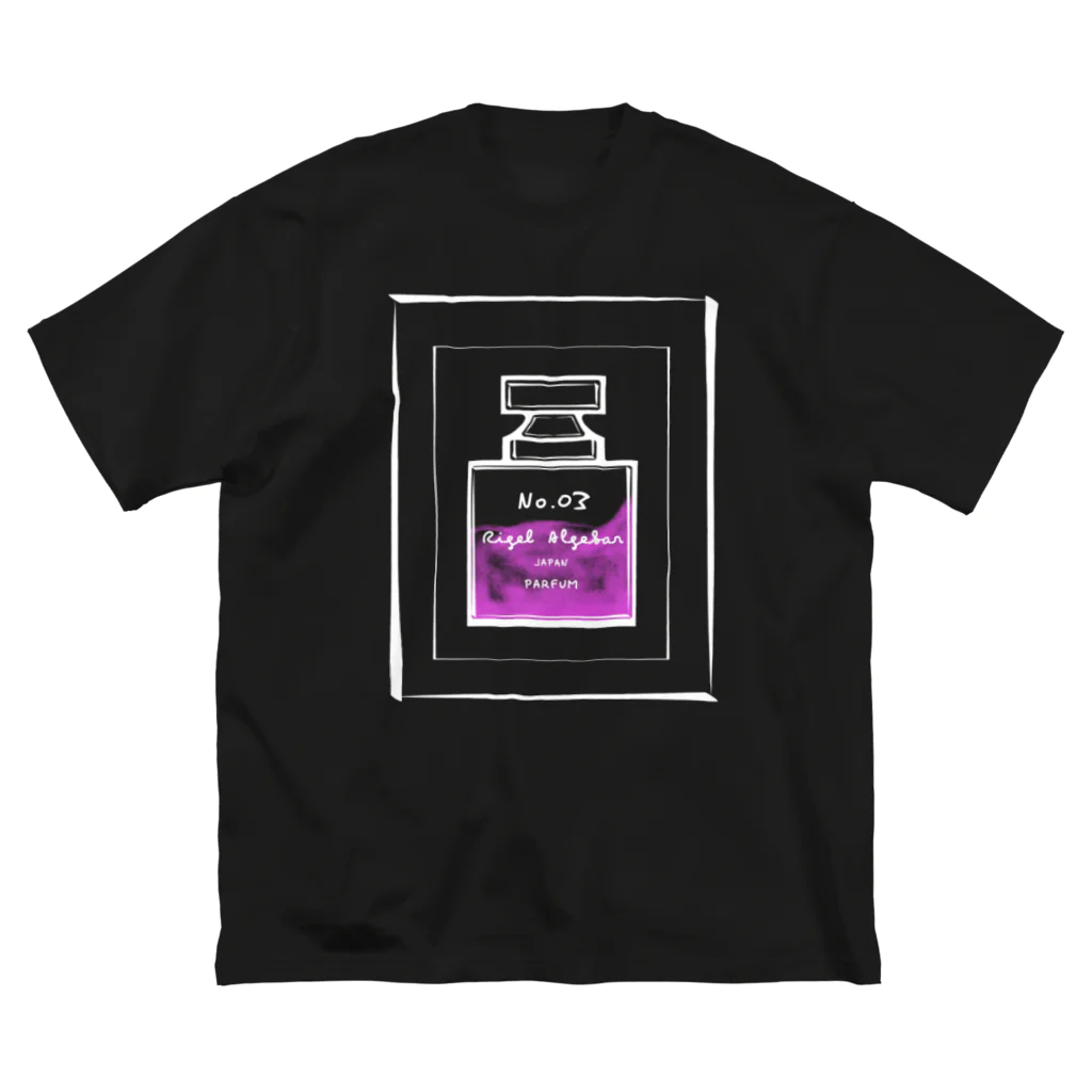 リゲル≒アルゲバルの香水3ブラック ビッグシルエットTシャツ