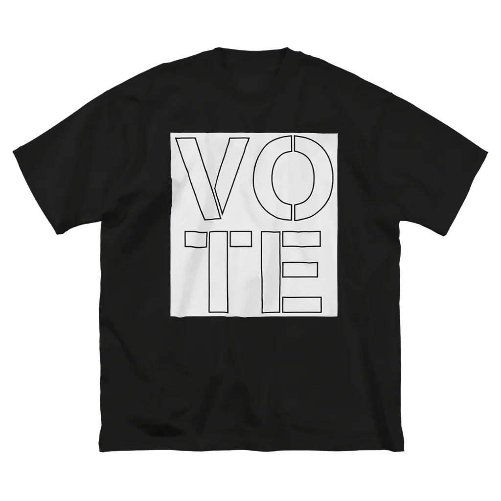 VOTE FOR YOUR RIGHTのVOTE FOR YOUR RIGHT ビッグシルエットTシャツ