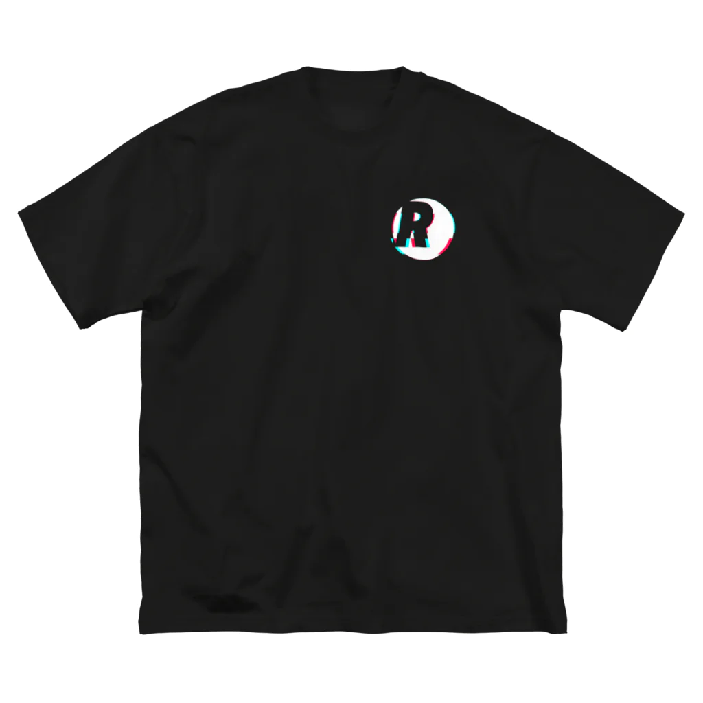 RAWCARism2022公式グッズのRAWCARism 2022 グリッチ BLACK ビッグシルエットTシャツ