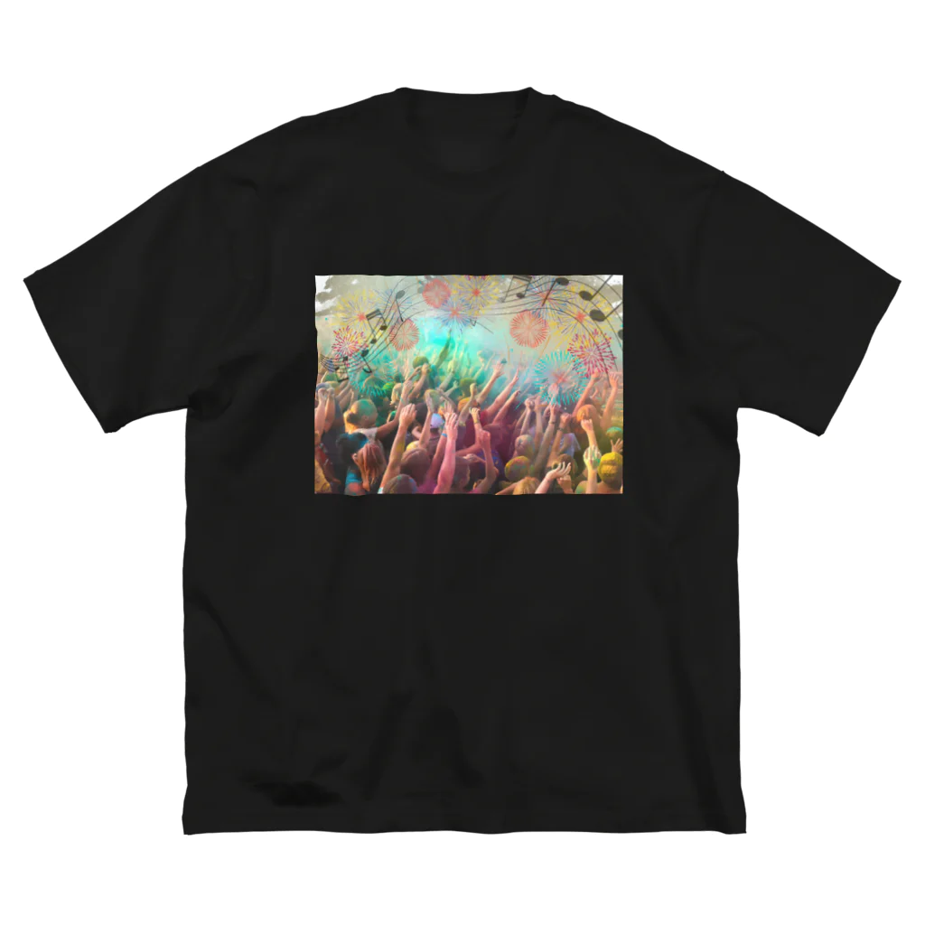 insparation｡   --- ｲﾝｽﾋﾟﾚｰｼｮﾝ｡のmusic festival ビッグシルエットTシャツ