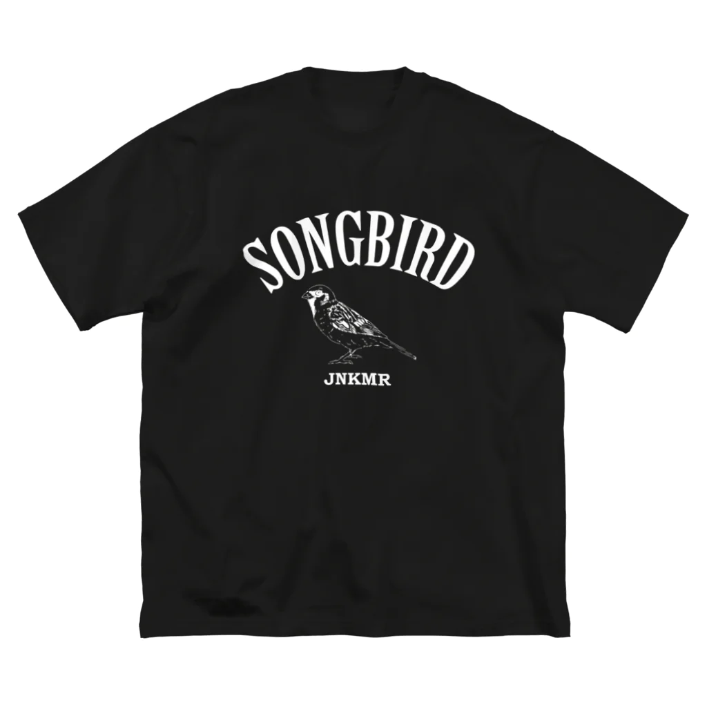 JOE NAKAMURA'S SHOPのSONG BIRD　白文字 ビッグシルエットTシャツ