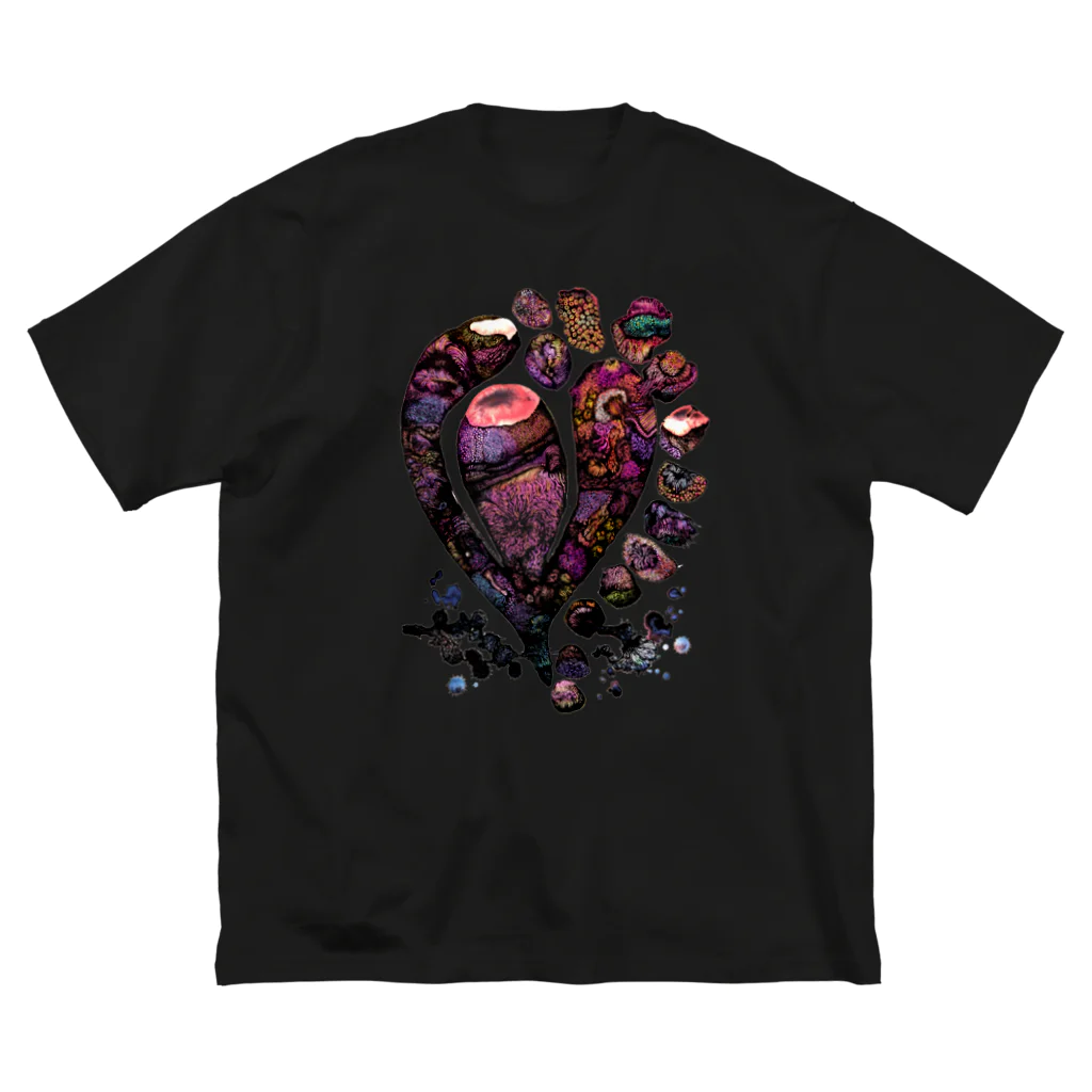  Dark blancoのハートもつぞう ビッグシルエットTシャツ