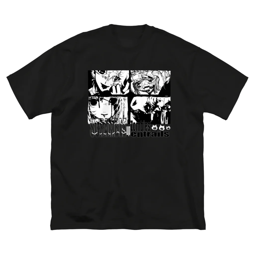 沼田ゾンビ⁉️のこれだよこれぐっず(B/W) ビッグシルエットTシャツ