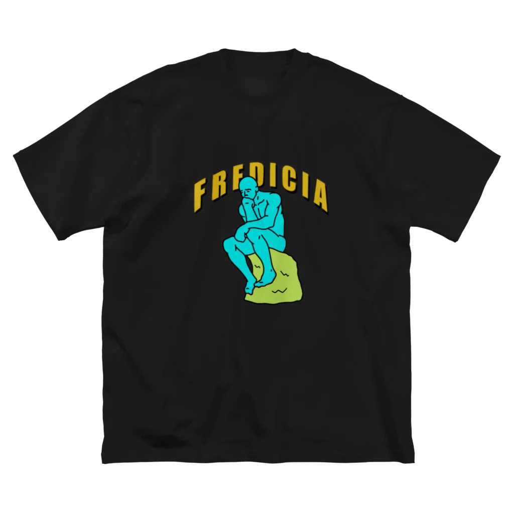 【<fredicia.（フレディシア）】の【<fredicia.(フレディシア)】考える人 ビッグシルエットTシャツ