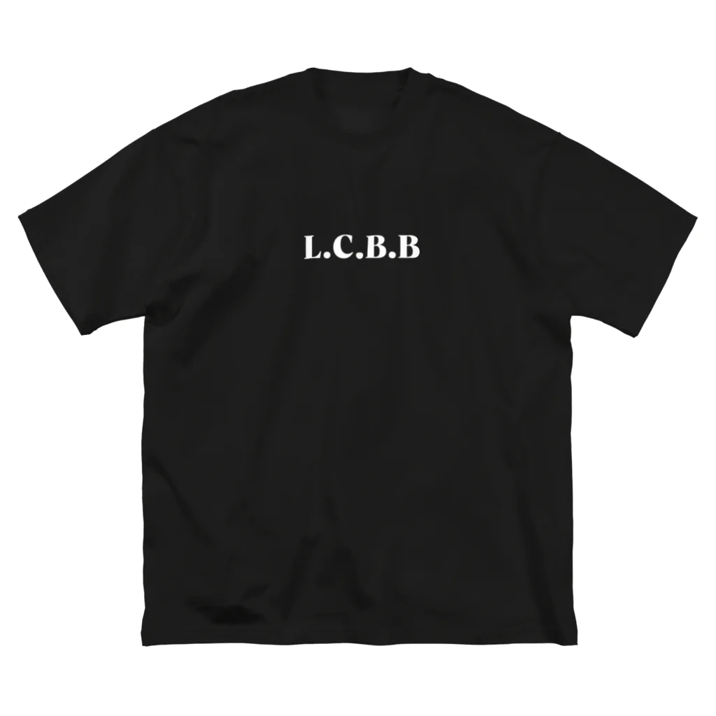 0609. ARTist official.のL.C.B.B ビッグロゴTシャツ ロゴ白ver. Big T-Shirt